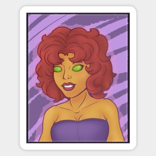 Starfire Short hair Sticker